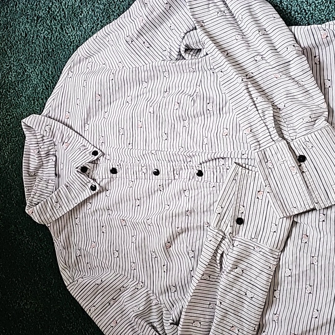 Cat Button Up